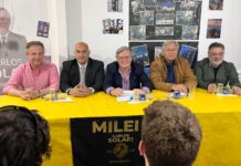 Velásquez comparte ideas nacionales de los libertarios respecto del campo