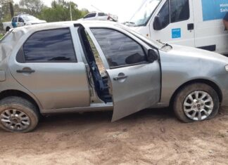 Despiste y vuelco sobre Ruta 5