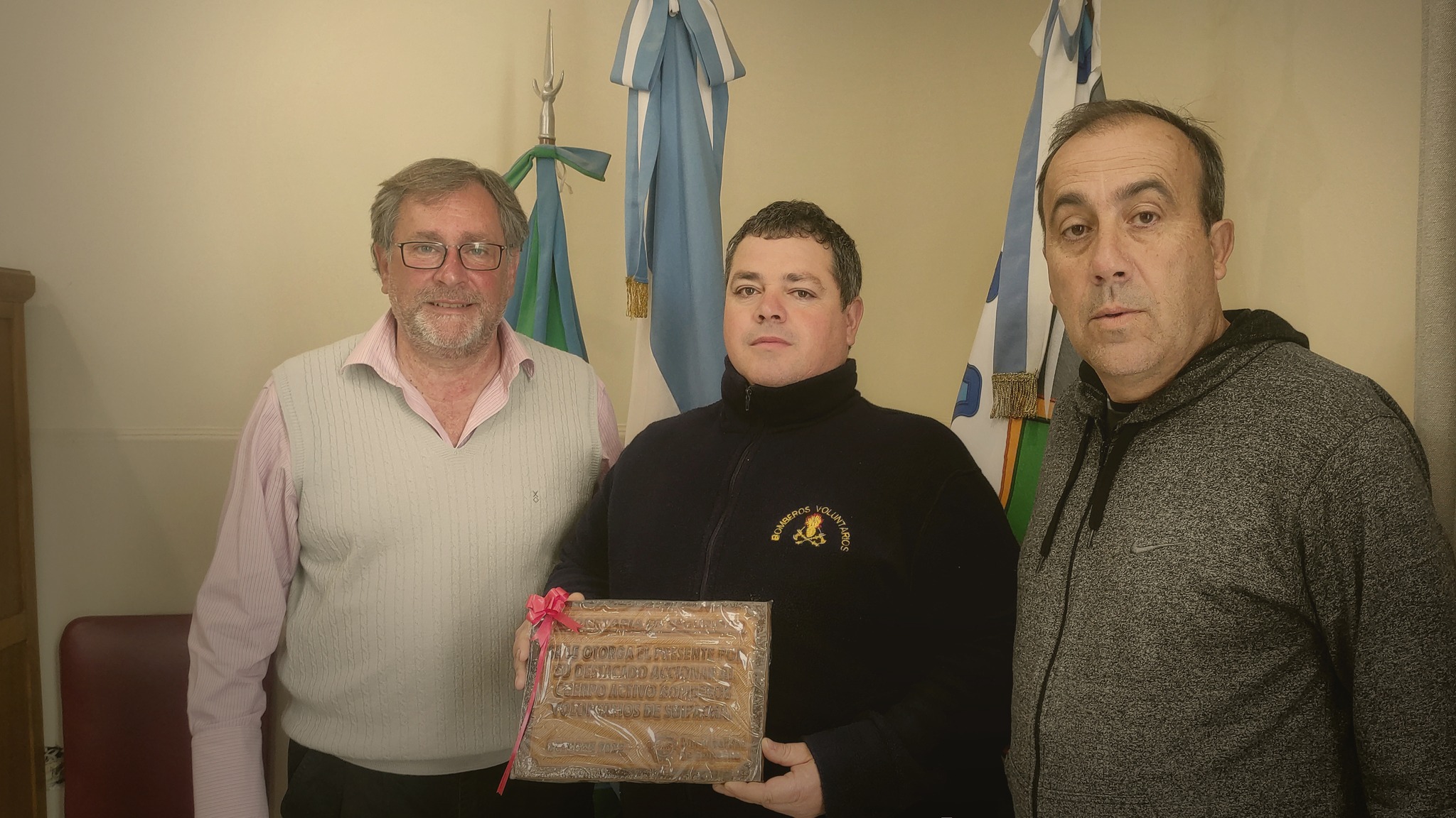 Reconocimiento a los bomberos