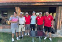Laguneada con los Uncal, un clásico en el golf club local