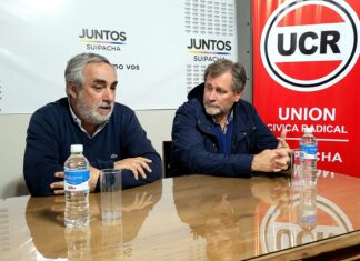Miguel Fernández visitó el Comité de la UCR local