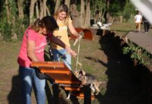 El Municipio inauguró un biocorredor y la primera plaza canina