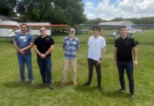Nuevos pilotos aviadores en el Aero Club Mercedes