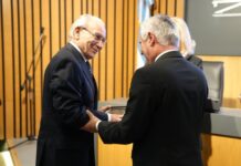 Dos mercedinos, exministros de la Corte provincial, recibieron reconocimiento