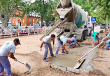 Finalizan obra de reemplazo de cañerías cloacales