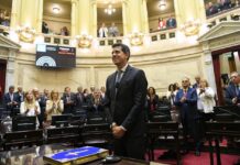 Wado de Pedro juró como Senador Nacional
