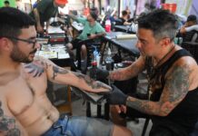Encuentro de tatuadores en el Complejo La Trocha