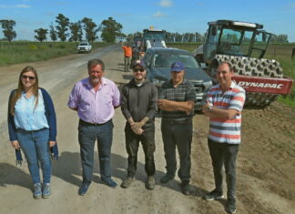 Avanza la obra en el camino Suipacha-Almeyra