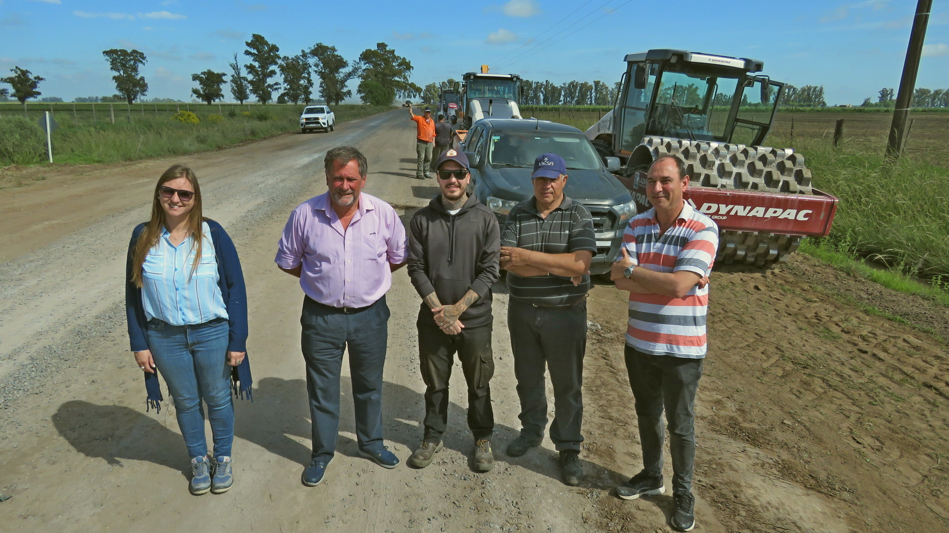 Avanza la obra en el camino Suipacha