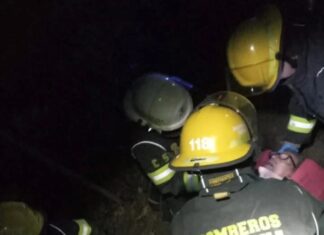 Despiste automotor sobre Ruta 5