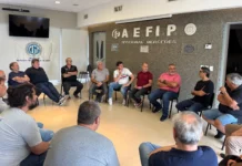 Dirigente cegetista nacional mantuvo encuentro con la cúpula regional
