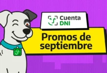 Las promos de Cuenta DNI en septiembre
