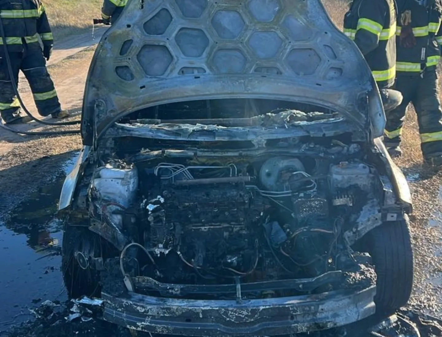 Jorge Lasala - Incendio automotor en zona rural 1_9_11zon