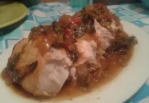 Bondiolita de cerdo con salsa agridulce