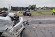 Violenta colisión vehicular sobre Ruta 5