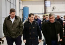El ministro de Transporte provincial visitó la planta de Agrale
