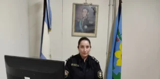 La oficial principal Camila Lombardo asumió la titularidad en la Comisaría de la Mujer y la Familia de Suipacha
